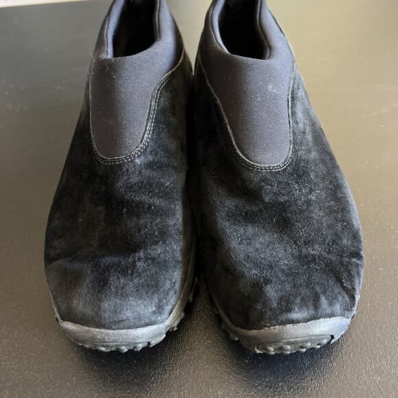 MERRELL Winter Moc Shoe Mens Size 10M Black Slip On Suede Casual Comfort - Picture 5 of 12